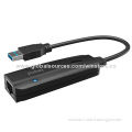 USB3.0 Gigabit Ethernet Adapter, Supports Parallel Detection and Automatic Polarity